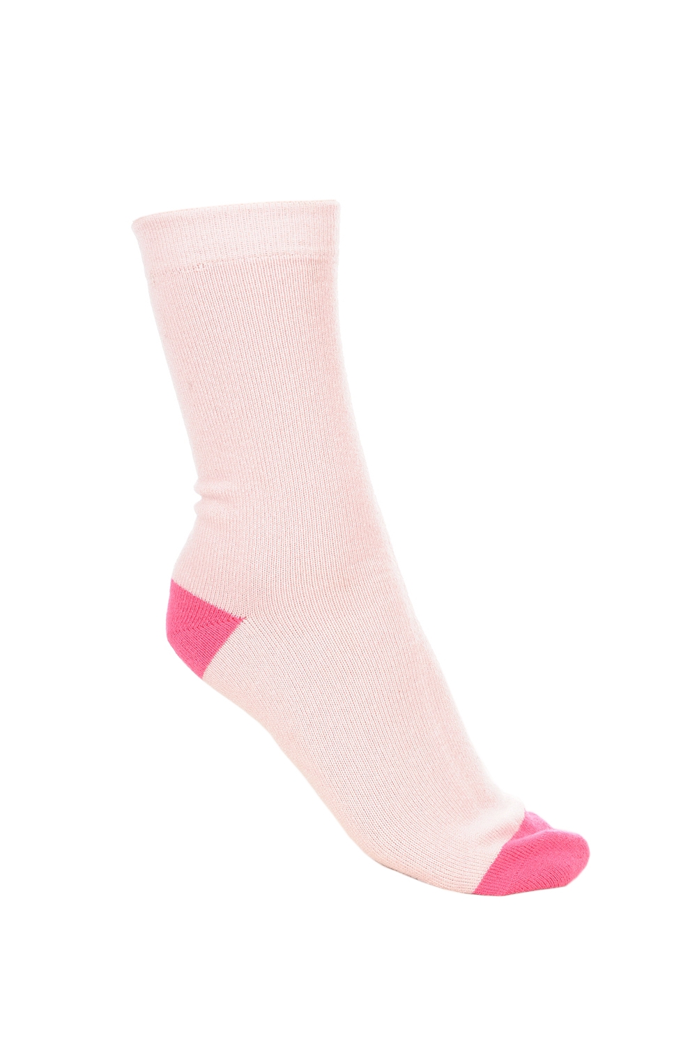 Cashmere & Elastaan accessoires sokken frontibus licht roze rose shocking 35 38